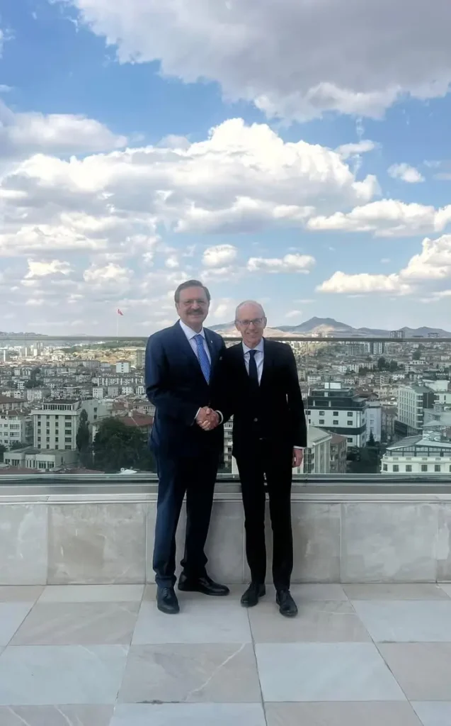 TOBB Başkanı Mustafa Rifat Hisarcıklıoğlu, Lüksemburg Başbakanı Luc Frieden ile Ankara’da Bir Araya Geldi