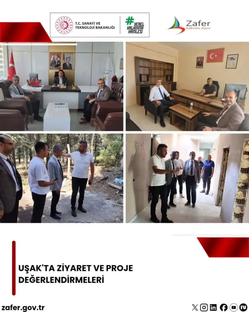 Uşak’ta Ziyaret ve Proje Değerlendirmeleri