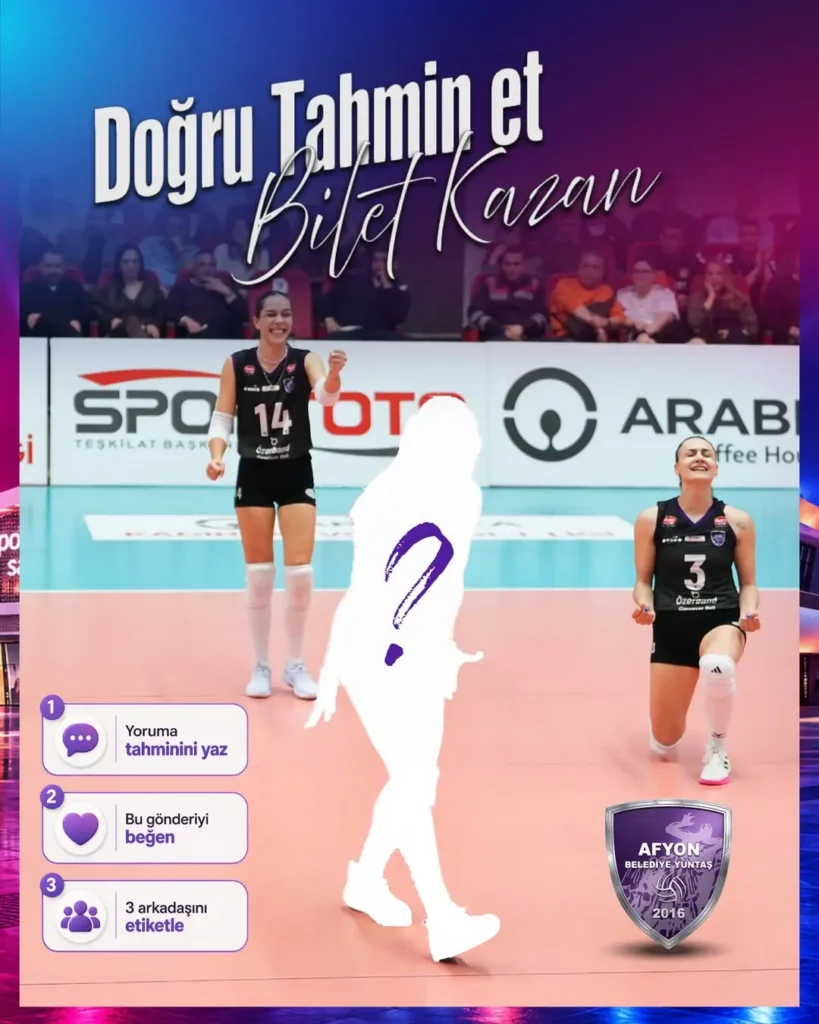 Afyon Belediye Yüntaş Spor Kulübü Oyuncu Tahmin Yarışması