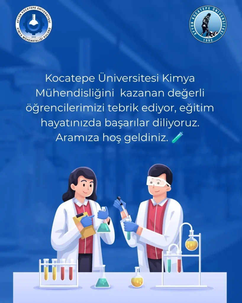 Afyon Kocatepe Üniversitesi’nden Bölümü Kazanan Değerli Arkadaşlarımıza Tebrikler