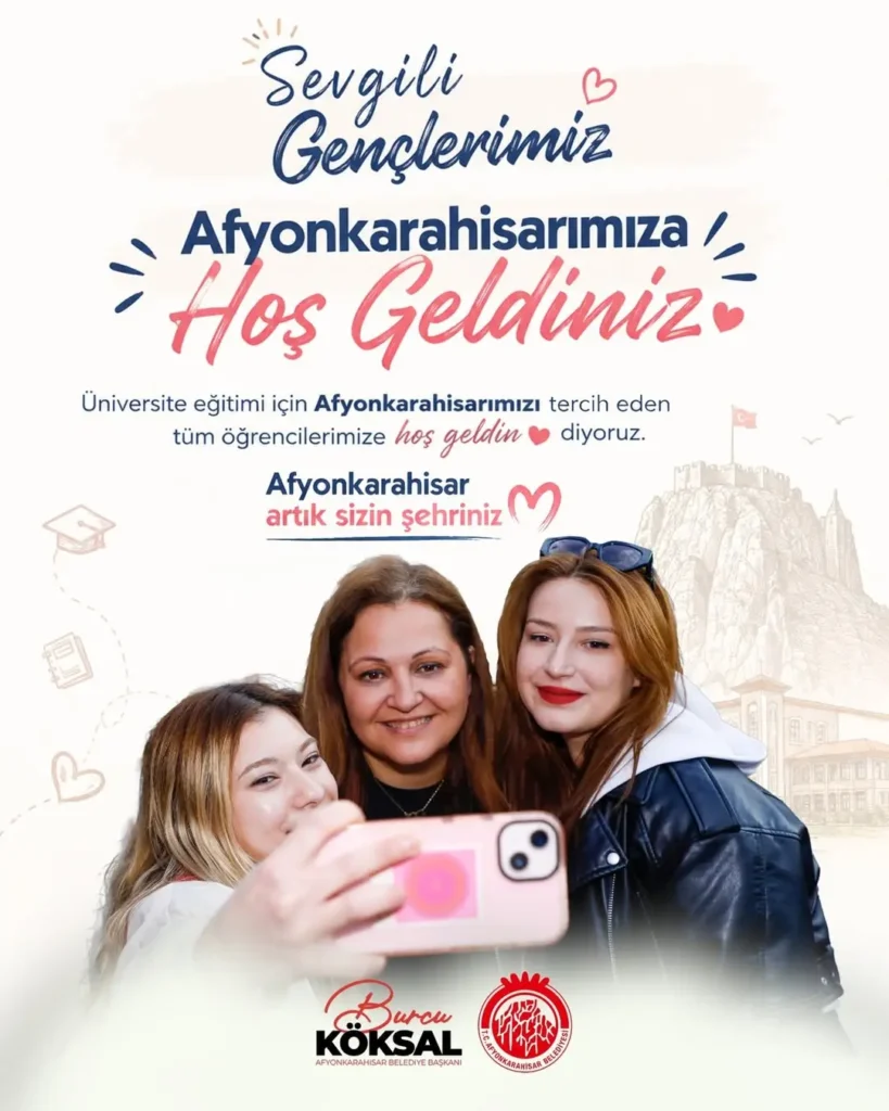 Afyonkarahisar’a Hoş Geldiniz Gençler!