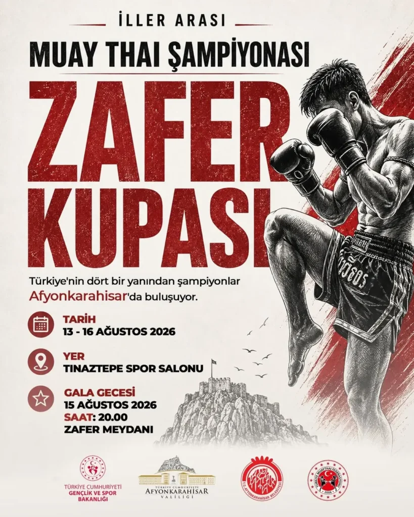 Afyonkarahisar’da İller Arası Muay Thai Şampiyonası Heyecanı