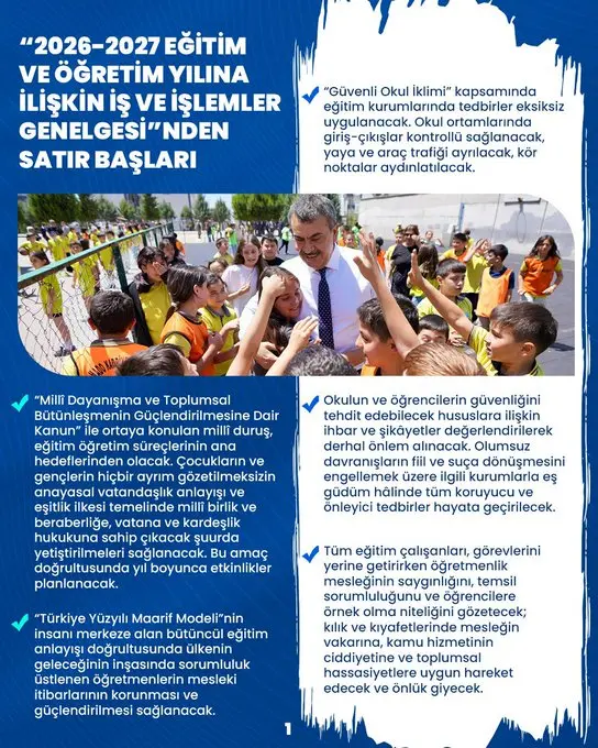 Afyonkarahisar İl Milli Eğitim Müdürlüğü’nden Yeni Eğitim Öğretim Yılı Açıklaması