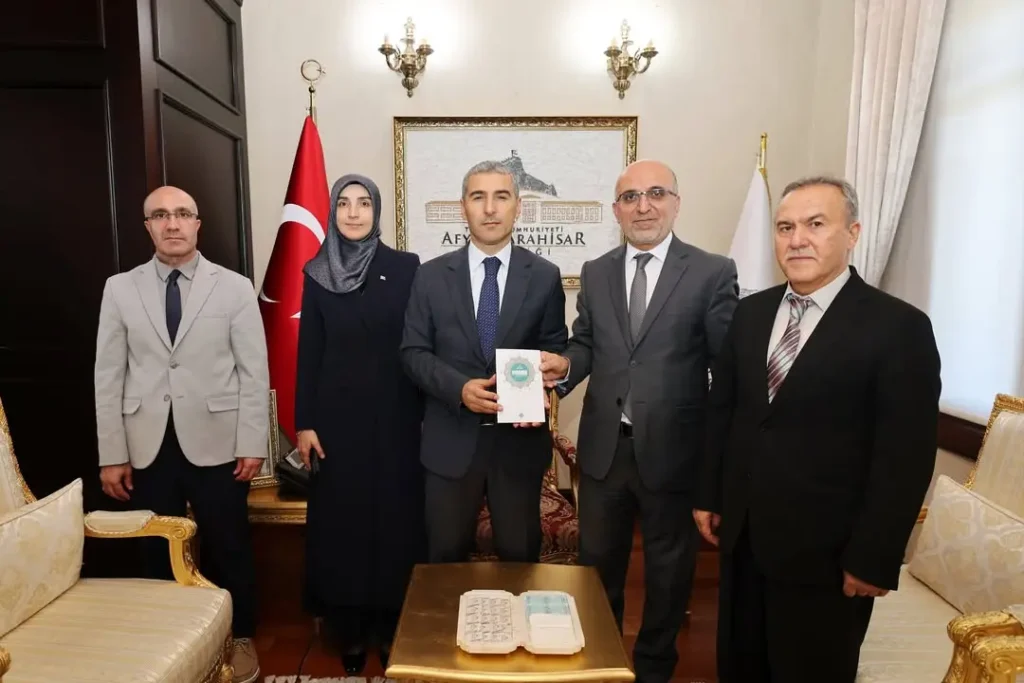 Afyonkarahisar İl Müftüsü ve Heyeti Vali Aktaş’ı Ziyaret Etti