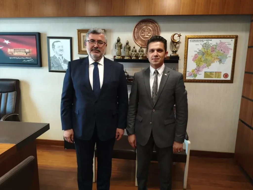 Ak Parti Milletvekili Ali Özkaya, Dazkırı Belediye Başkanı Fatih Çiçek’i Mecliste Ağırladı