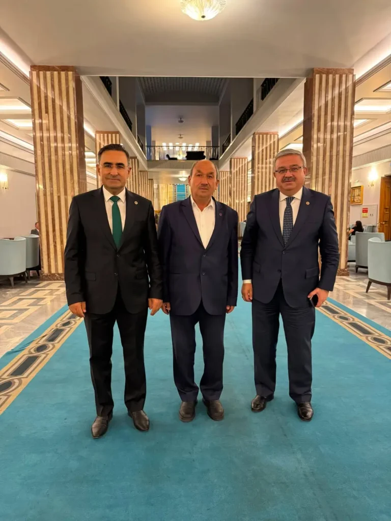 Ak Parti Milletvekili Hasan Arslan, İscehisar Seydiler Belediye Başkanı Adem Tokdemir’i TBMM’de Misafir Etti