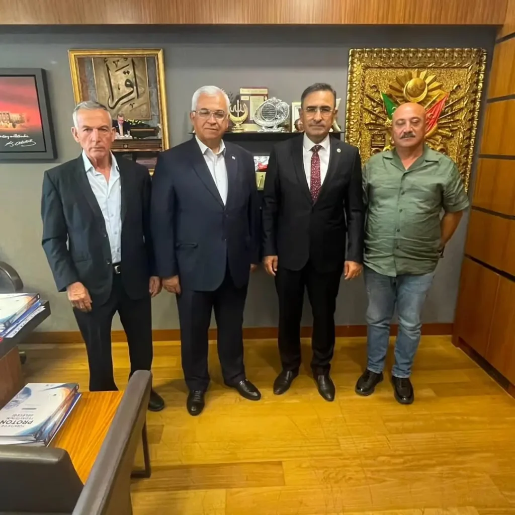 Ak Parti Milletvekili Hasan Arslan, Sinanpaşa İlçe Başkanı İsmail Aktürk’ü Ağırladı