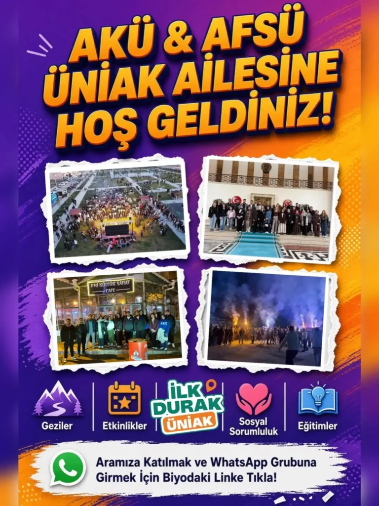 AKÜ & AFSÜ’yü Kazanan Arkadaşları Hoş Geldiniz: Yeni Bir Maceraya Hazır Olun!