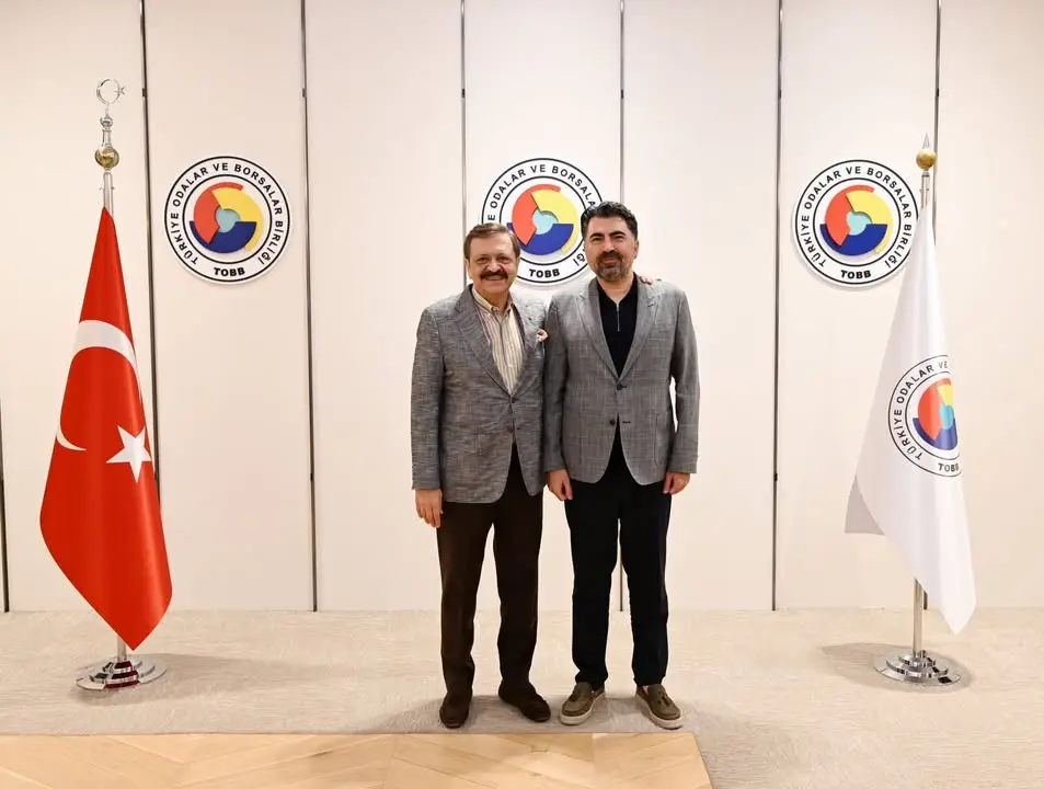 Ankara Ticaret Odası Meclis Üyesi Mustafa Tekeli TOBB Başkanı Mustafa Rifat Hisarcıklıoğlu Tarafından Ağırlandı