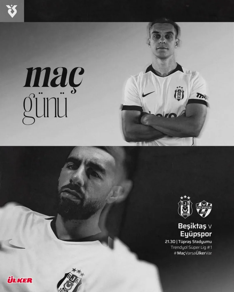 Beşiktaş’ın Eyüpspor ile Oynayacağı Maç Bugün