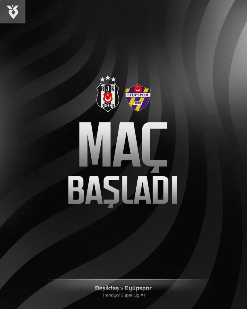 Beşiktaş’ın Trendyol Süper Lig’deki 1. Hafta Maçı Heyecanı