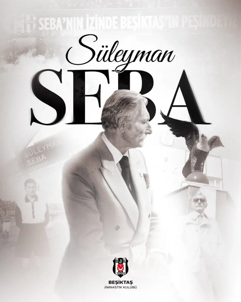 Beşiktaş, Süleyman Seba’nın İzinde: ‘Seni Hiçbir Zaman Unutmayacağız’