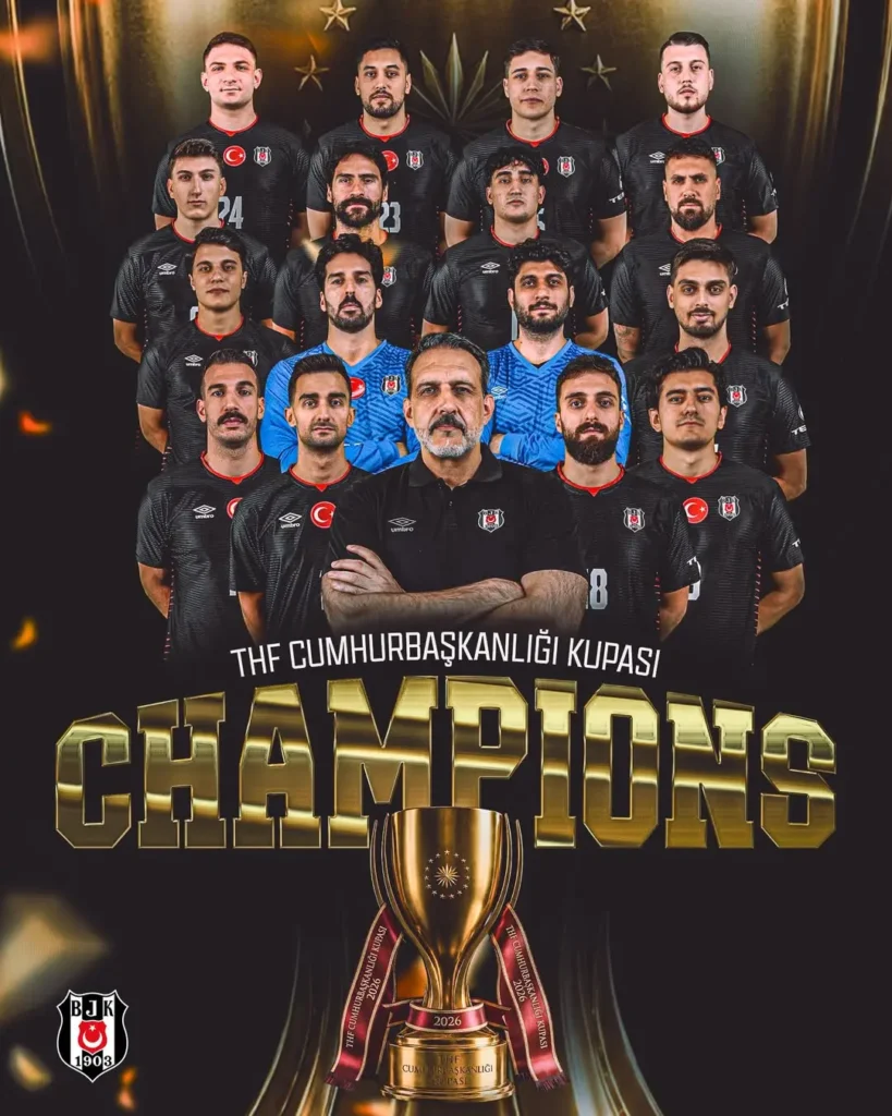 Beşiktaş, THF Cumhurbaşkanlığı Kupası’nı Kazanarak Şampiyon Oldu!