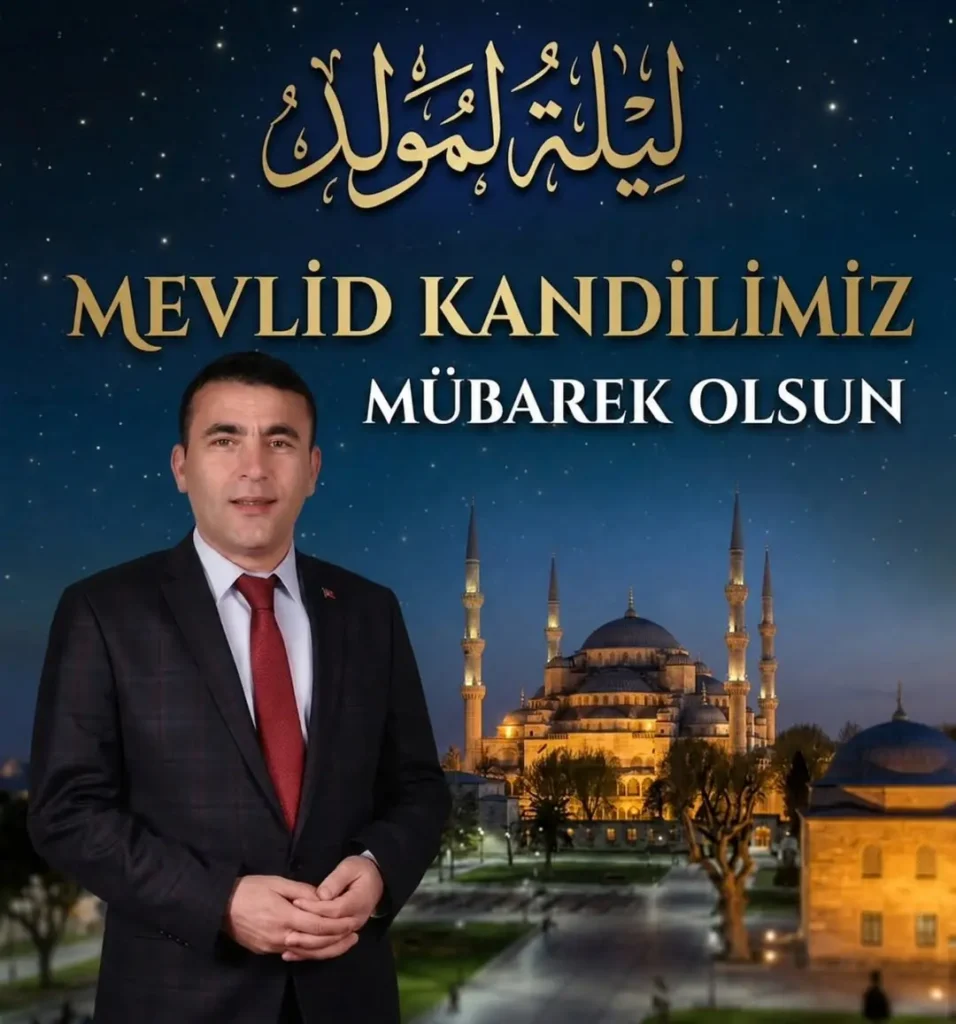 Değirmenayvalı Belediye Başkanı Halil Çelik’ten Mevlid Kandili Mesajı