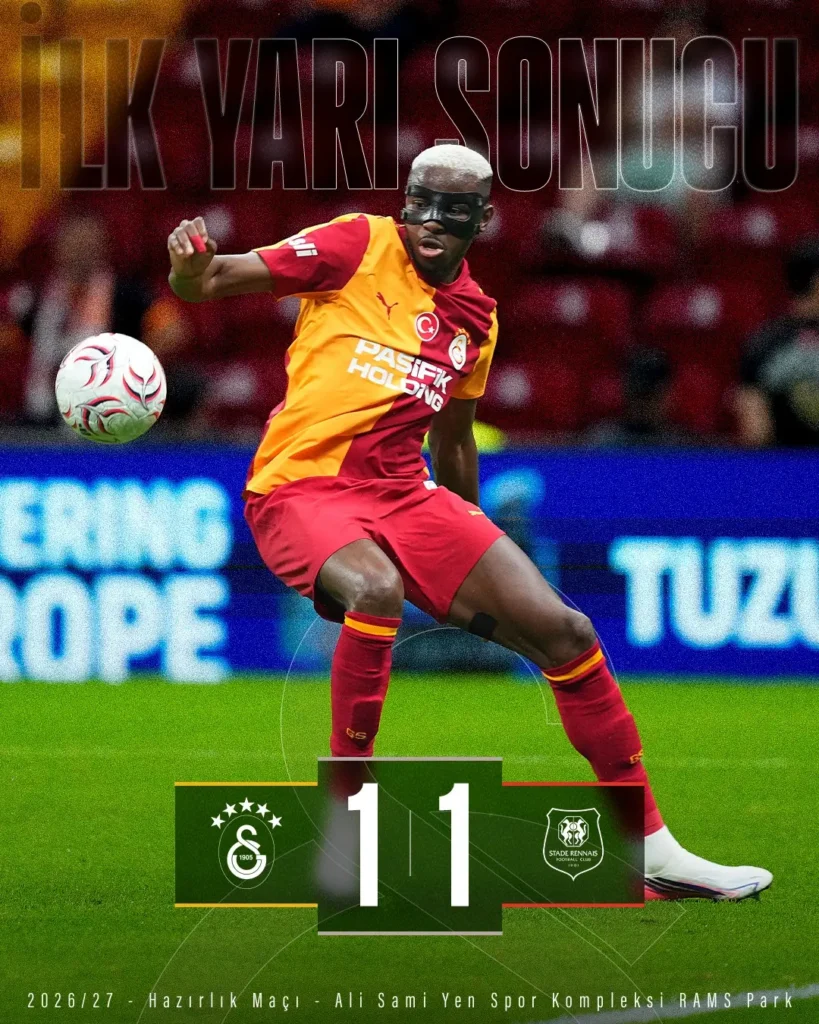Galatasaray Hazırlık Maçında Stade Rennais FC ile Berabere Kaldı