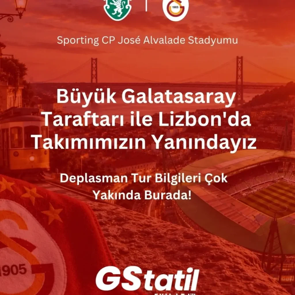 Galatasaray Lizbon Deplasman Turu İle Avrupa Macerasına Hazırlanıyor