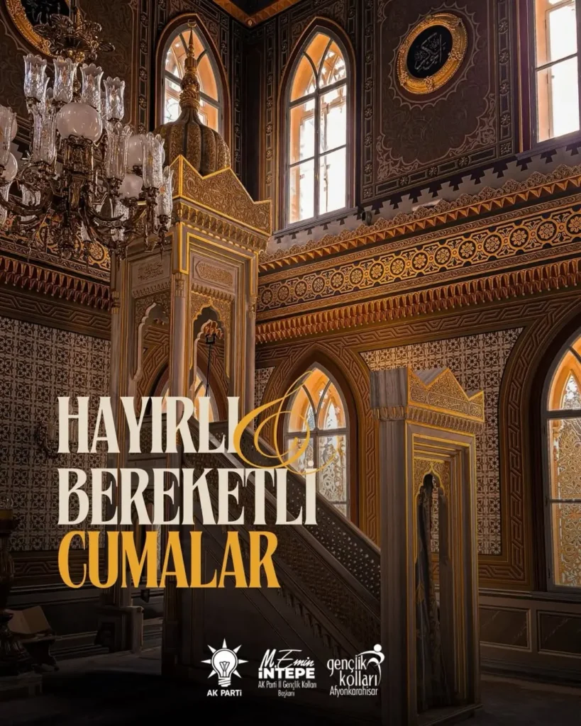 Hayırlı ve Bereketli Cumalar Dileği