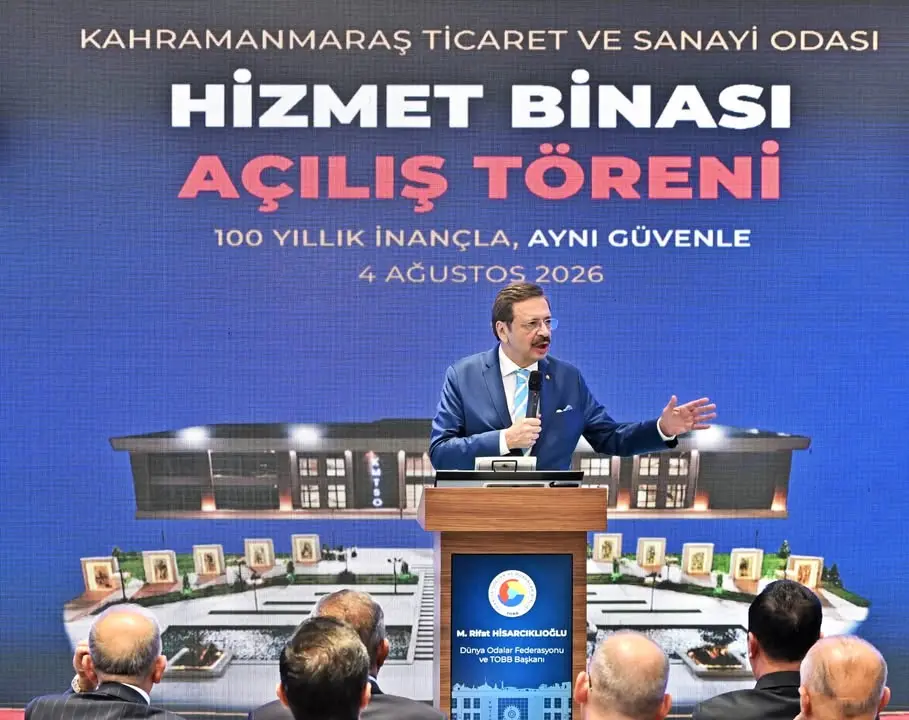 Kahramanmaraş Ticaret ve Sanayi Odası’nın Yeni Hizmet Binası Açıldı