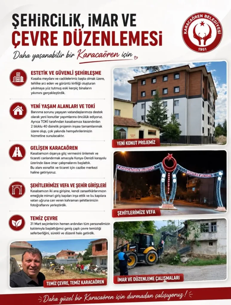 Karacaören Belediyesi Ağustos Ayı Çalışmalarını Paylaştı