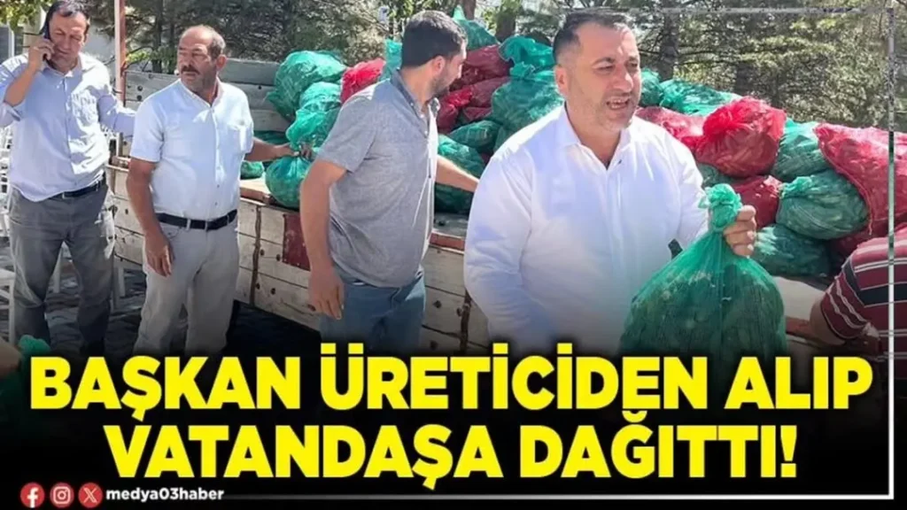 Kayıhan Beldesinde Kornişon Üreticilerine Belediye Başkanı Mustafa Demiray’dan Destek
