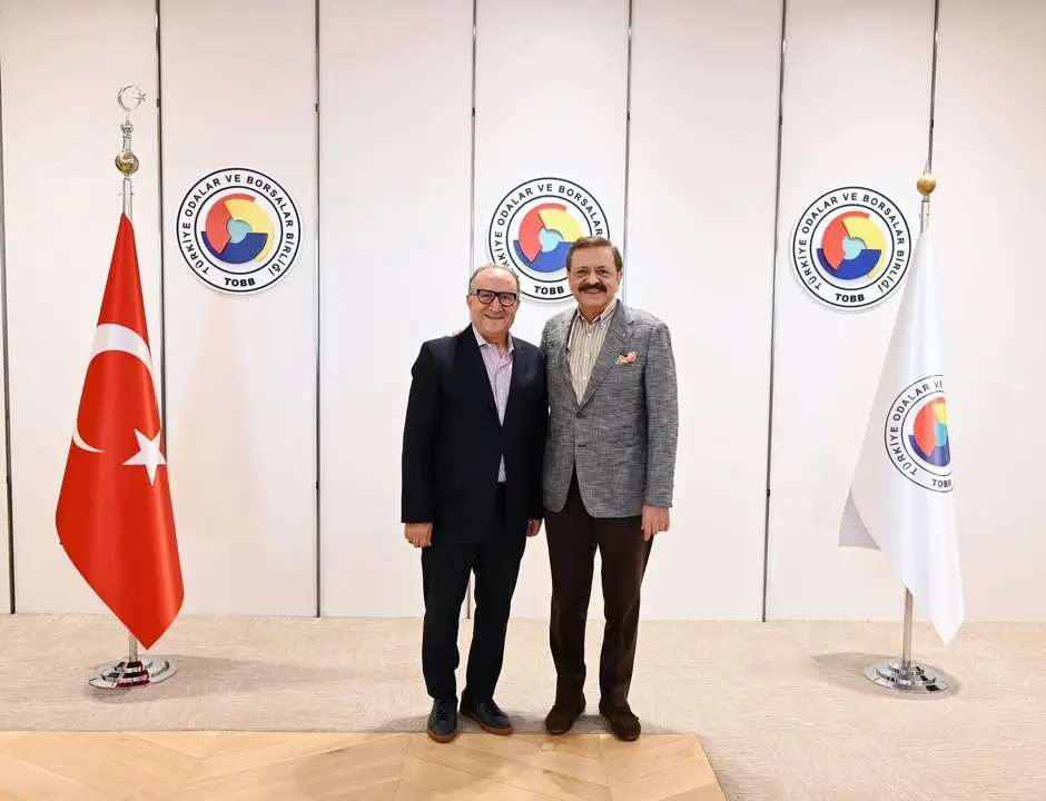 Kocaeli Sanayi Odası Yönetim Kurulu Başkanı Ayhan Zeytinoğlu TOBB Başkanı Mustafa Rifat Hisarcıklıoğlu’nu Birliğinde Ağırladı