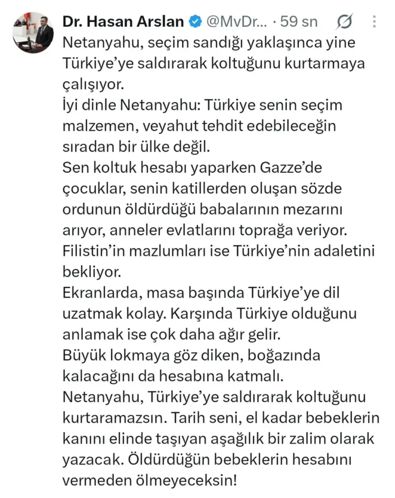 Netanyahu, seçim sandığı yaklaşırken Türkiye’ye saldırarak koltuğunu kurtarmaya çalışıyor