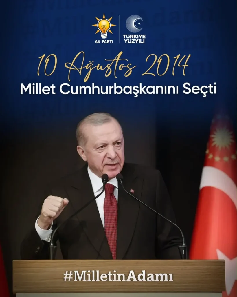 Recep Tayyip Erdoğan 12 Yıl Önce Cumhurbaşkanı Oldu