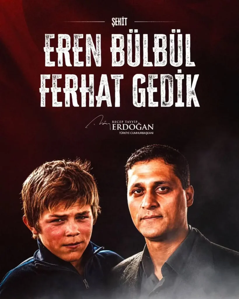 Şehit Eren Bülbül ve Kahraman Jandarma Astsubayı Anma