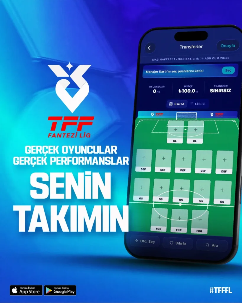 TFF Fantezi Lig Heyecanı Başladı! Beşiktaş Favori Takımın Olarak Sen de Katıl