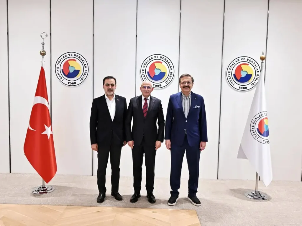 TOBB Başkanı Mustafa Rifat Hisarcıklıoğlu, Ankara İl Emniyet Müdürü Maksut Yüksek’i Birliğinde Ağırladı