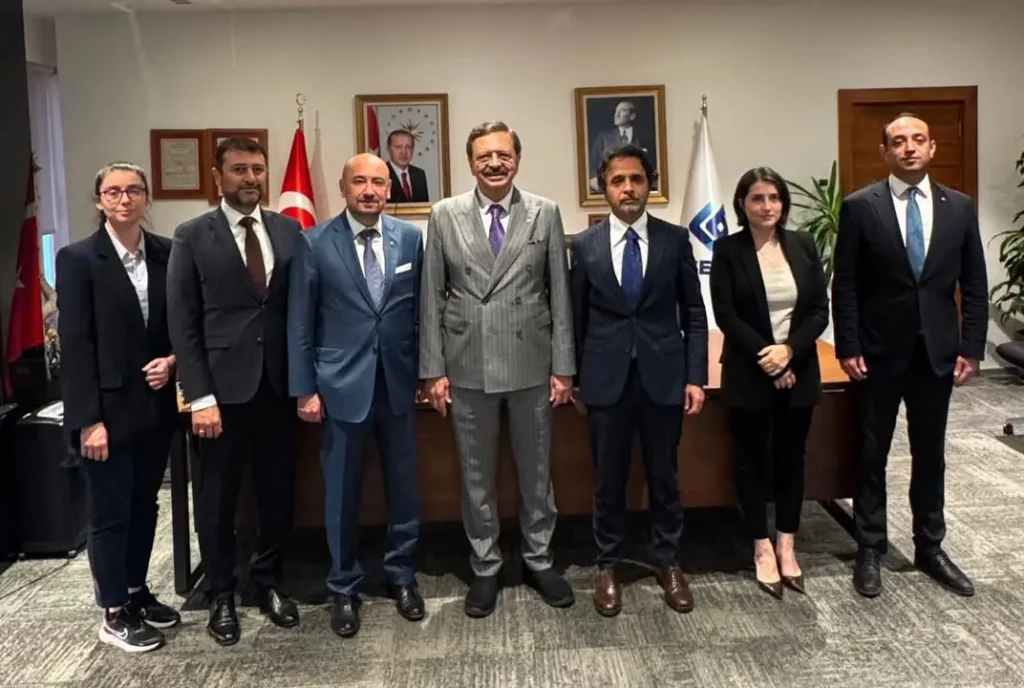 TOBB Başkanı Mustafa Rifat Hisarcıklıoğlu, SEDDK Başkanı Davut Menteş’i Ziyaret Etti