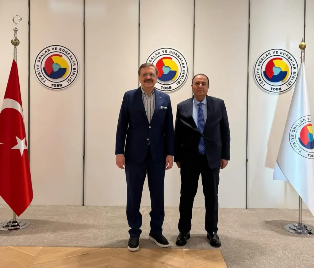 TOBB Başkanı Mustafa Rifat Hisarcıklıoğlu, Van Ticaret ve Sanayi Odası’nı Ziyaret Eden Zahir Kandaşoğlu’nu Ağırladı