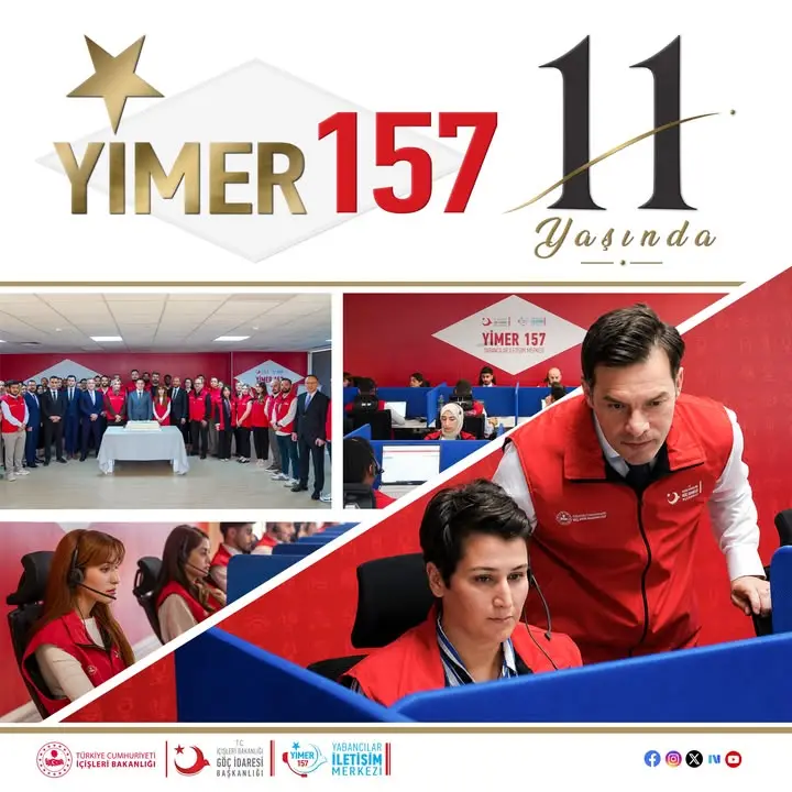 Türkiye’nin Göç Alanındaki Güçlü İletişim Köprüsü YİMER 157, 11 Yaşında!