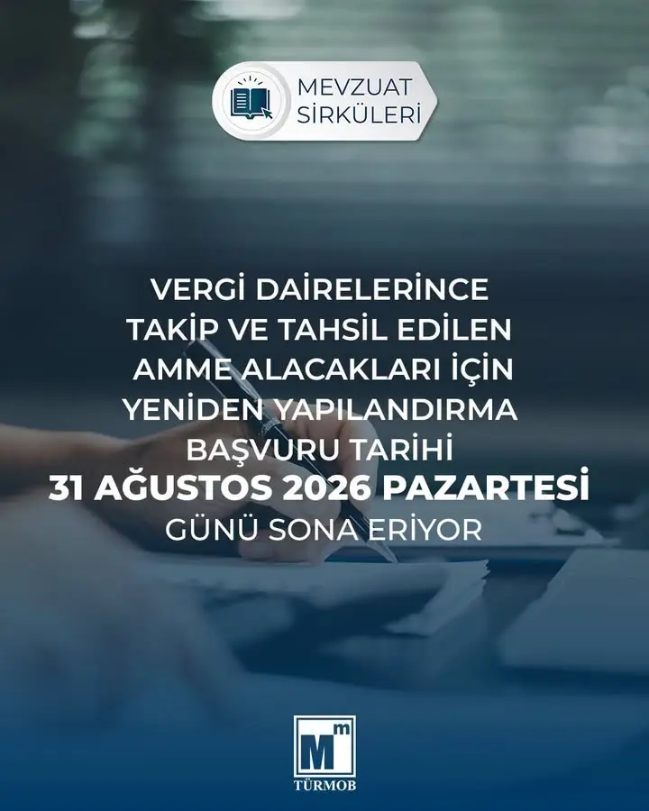 TÜRMOB Mevzuat Sirküleri – 2026/108