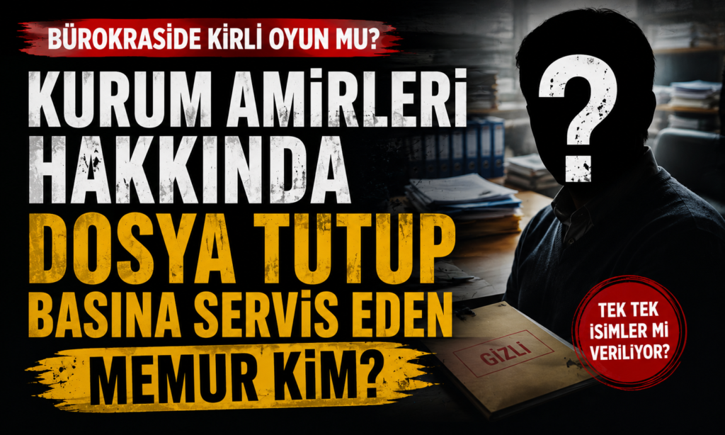 MÜDÜRLERİNİ GAMMAZLAYAN MEMUR KİM?