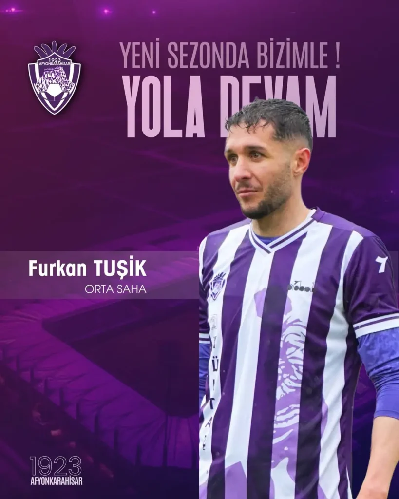 1923 Afyonkarahisar Spor Kulübü’nden Furkan Tuşik Açıklaması