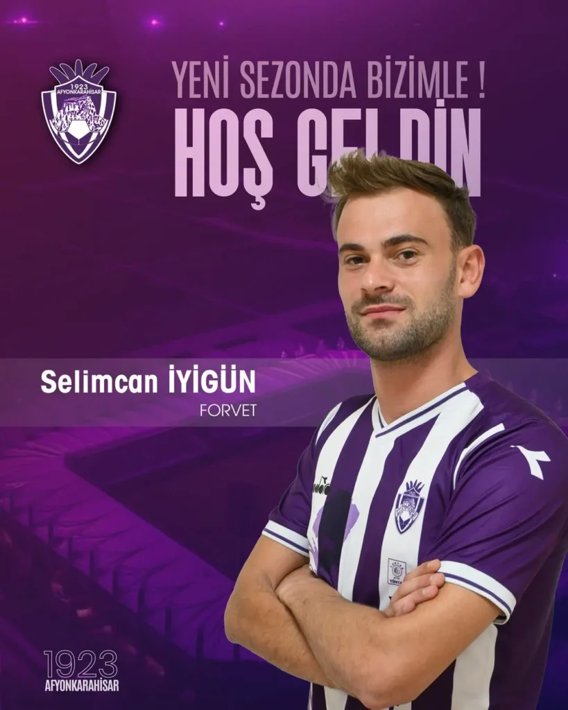 1923 Afyonkarahisar Spor Kulübü’nden Transfer: Selimcan İyigün İle Anlaşma Sağlandı