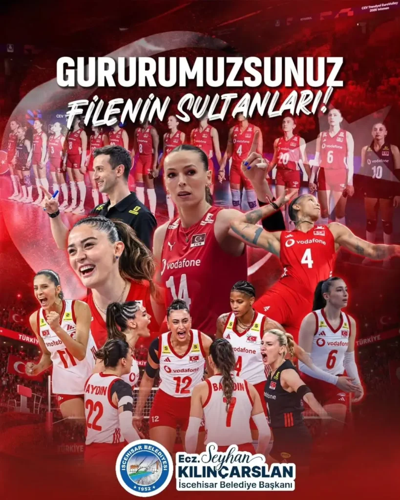 A Millî Kadın Voleybol Takımı Avrupa Şampiyonu Oldu! Seyhan Kılınçarslan’dan Tebrik