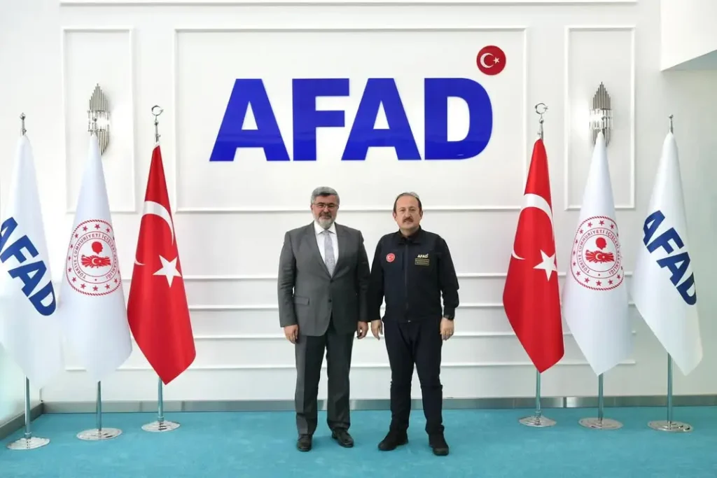 AFAD Başkanı, Vali Ali Hamza Pehlivan’ı Ziyaret Etti