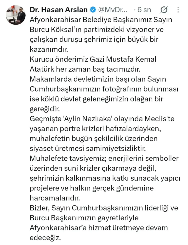 Afyonkarahisar Belediye Başkanı Burcu Köksal’ın Parti Vizyonu Şehre Kazandırdığı Değerler