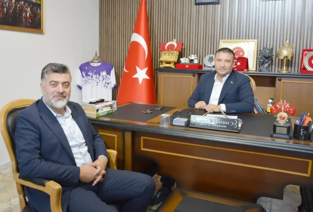 Afyonkarahisar Berber ve Kuaförler Esnaf Odası Başkanı Sayın Suat Uygur’dan İl Başkanı Ahmet Kahveci’ye Ziyaret
