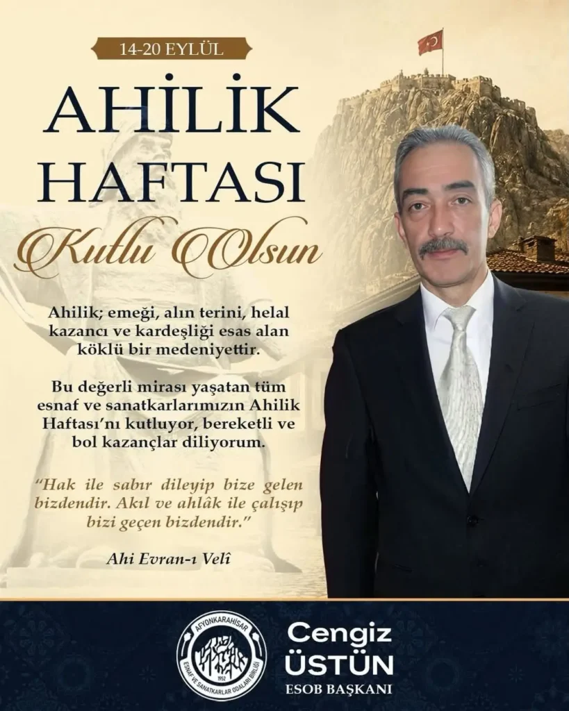 Ahilik Haftası Kutlamaları ve Ahilik Kültürü