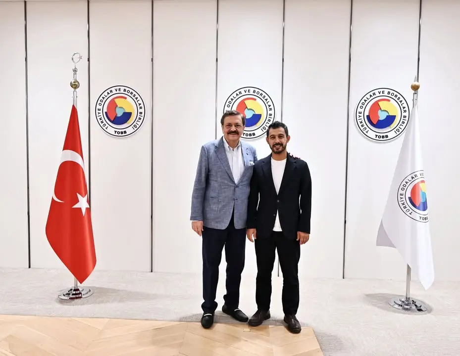 Ankara Ticaret Odası Meclis Üyesi Selim Gökşin TOBB Başkanı Mustafa Rifat Hisarcıklıoğlu’nu Ziyaret Etti