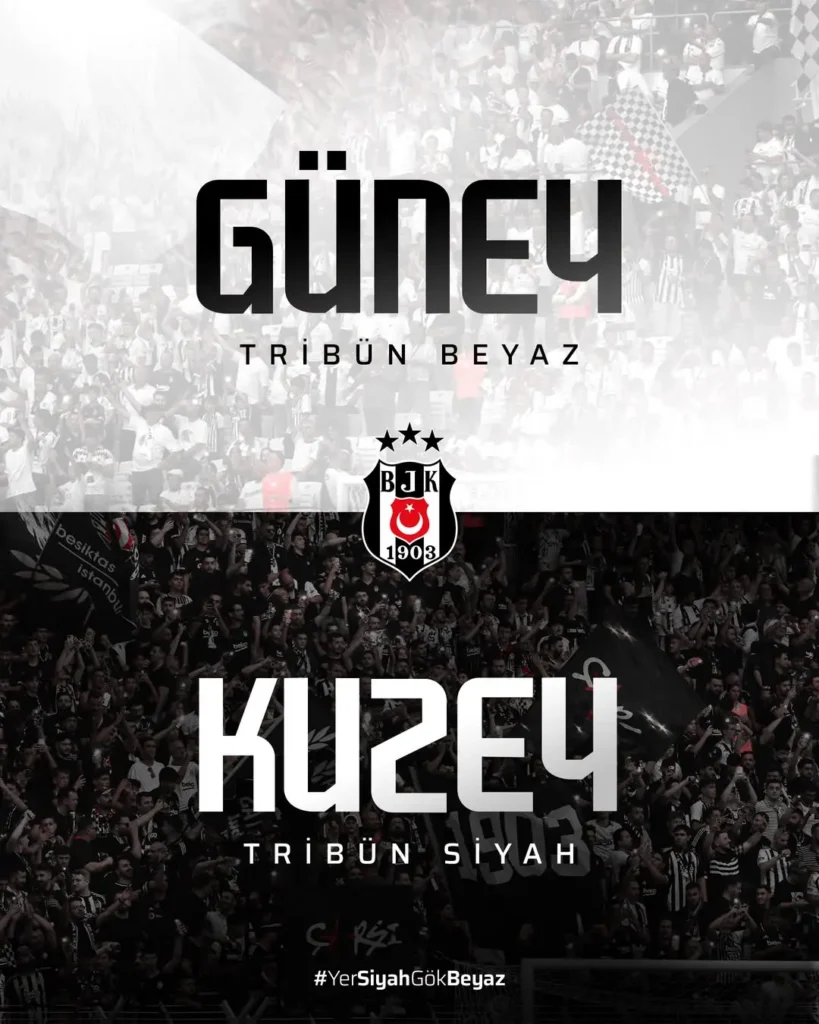 Beşiktaş Taraftarları Yarın Renklerine Karar Verdi