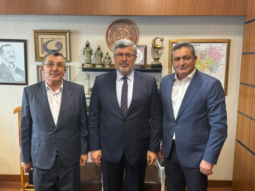 Çobanlar Belediye Başkanı Ali Altuntaş ve Çobanlar Esnaf ve Sanatkarlar Odası Başkanı Mehmet Üçağıl Gazi Meclisinde Misafir Edildi