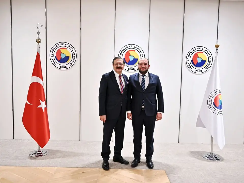 Devrek Ticaret ve Sanayi Odası Yönetim Kurulu Başkanı Abdullah Başoğlu TOBB Başkanı Mustafa Rifat Hisarcıklıoğlu’nu Birliğinde Ağırladı