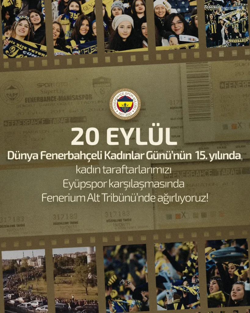 Fenerbahçe’den Kadın Taraftarlarına Özel Jest!