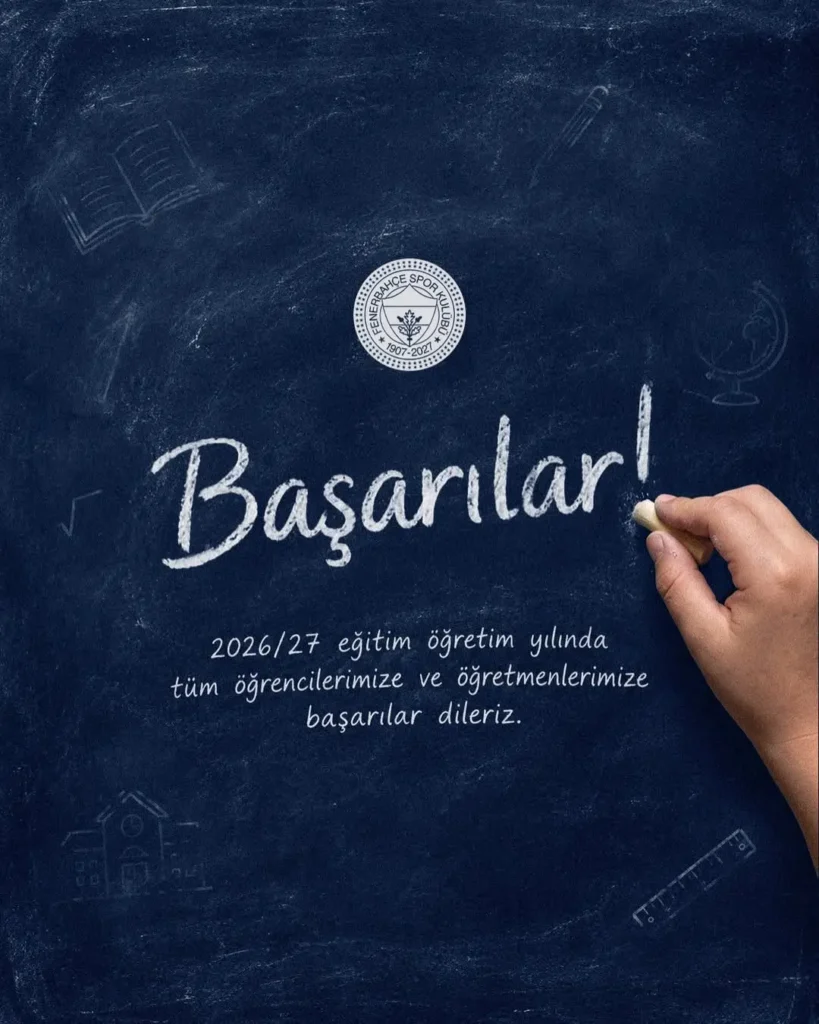 Fenerbahçe Spor Kulübü’nden Eğitim ve Öğretim Yılına Başarı Dileği