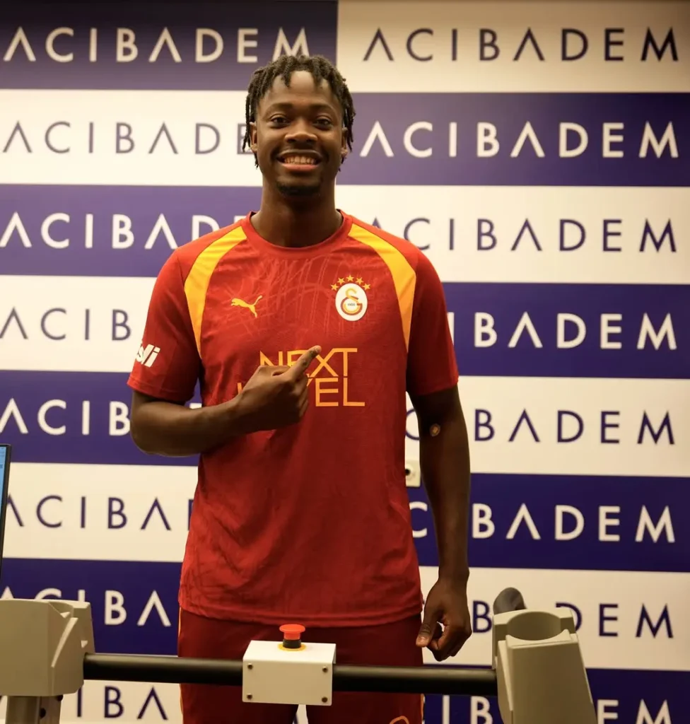 Galatasaray’ın Yeni Transferi El Chadaille Bitshiabu Sağlık Kontrolünden Geçti