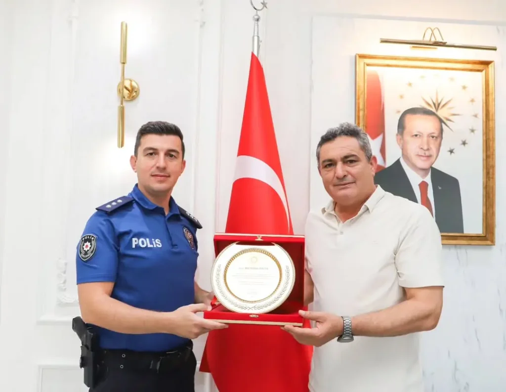 İlçe Emniyet Amiri Akif Volkan Özgün’e Teşekkür